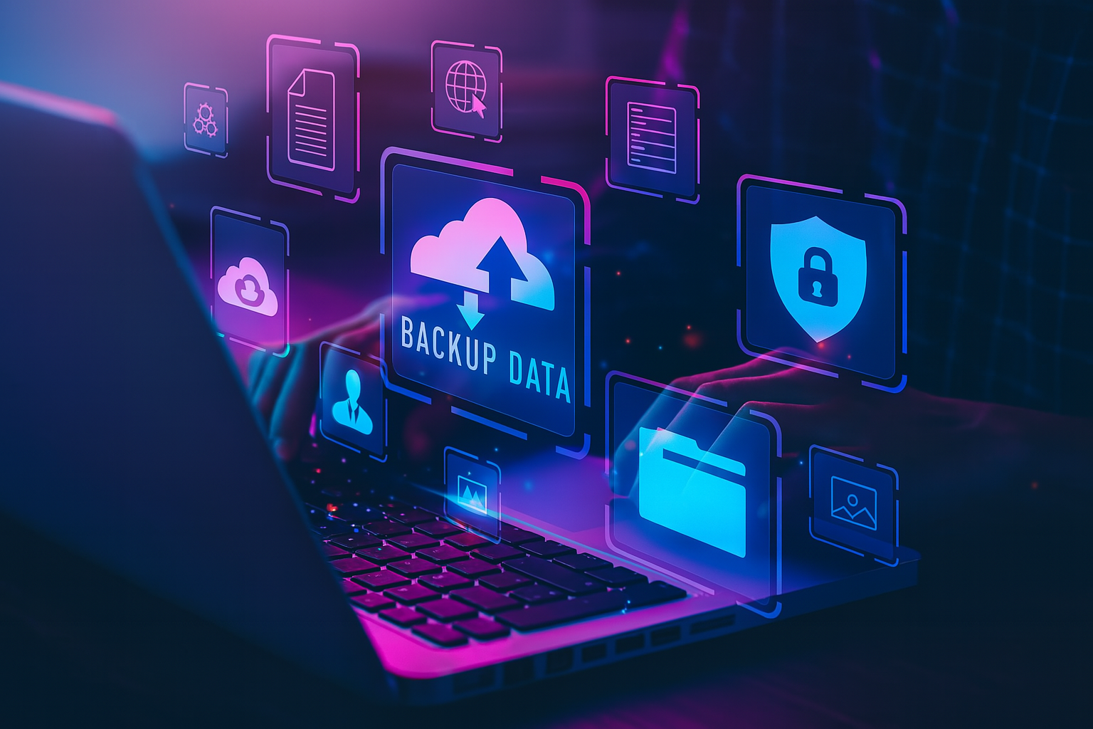 Backup sichern und neustarten