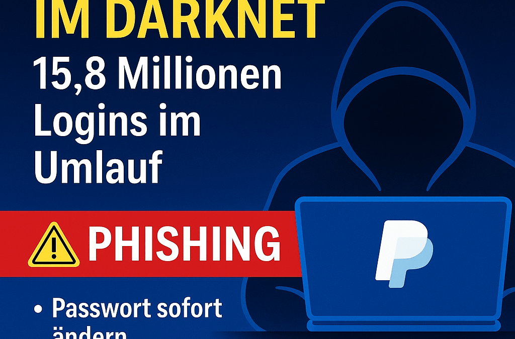 PayPal Zugangsdaten Darknet: 15,8 Millionen Logins entdeckt